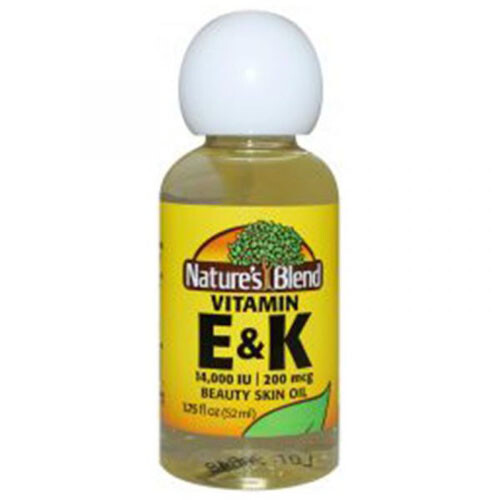 Vitamin E Oil & Vitamin K 14,000 IU (200 Mcg) 1.75 Oz By Nature's Blend