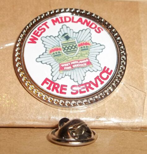 Insignia de pin de solapa de servicio de bomberos de West Midlands - Imagen 1 de 1
