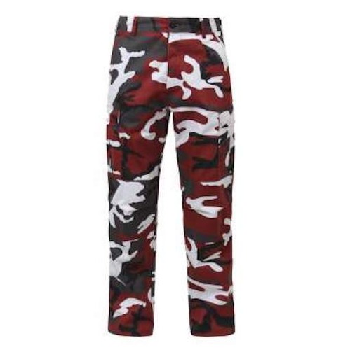 Color Rojo Camuflaje BDU Pantalones Militares Rothco Colores Camuflaje  Pantalón táctico-Nuevo con etiquetas | eBay