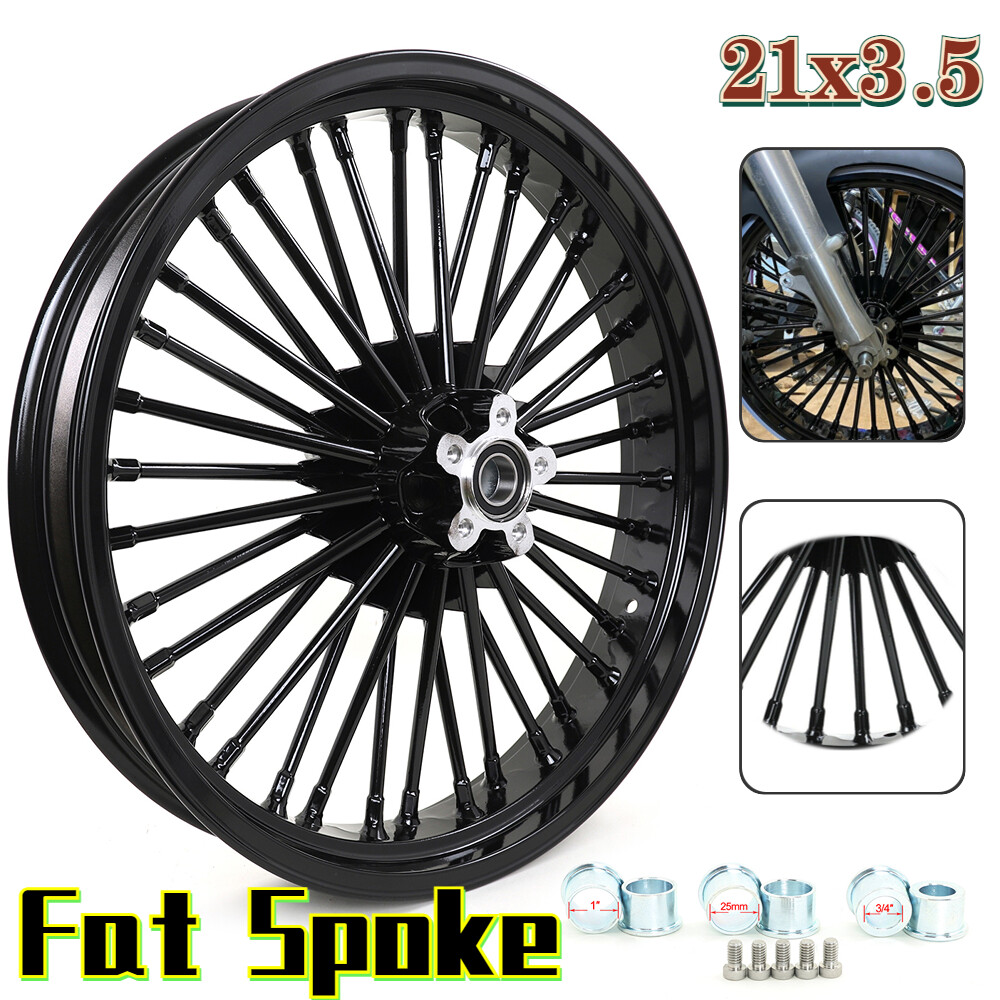 21IN. Fat Spoke Front Wheel Rim 21x3.5 for Harley Softail Fatboy 21IN. Fat Spoke Front Wheel Rim 21x3.5 for Harley Softail Fatboy