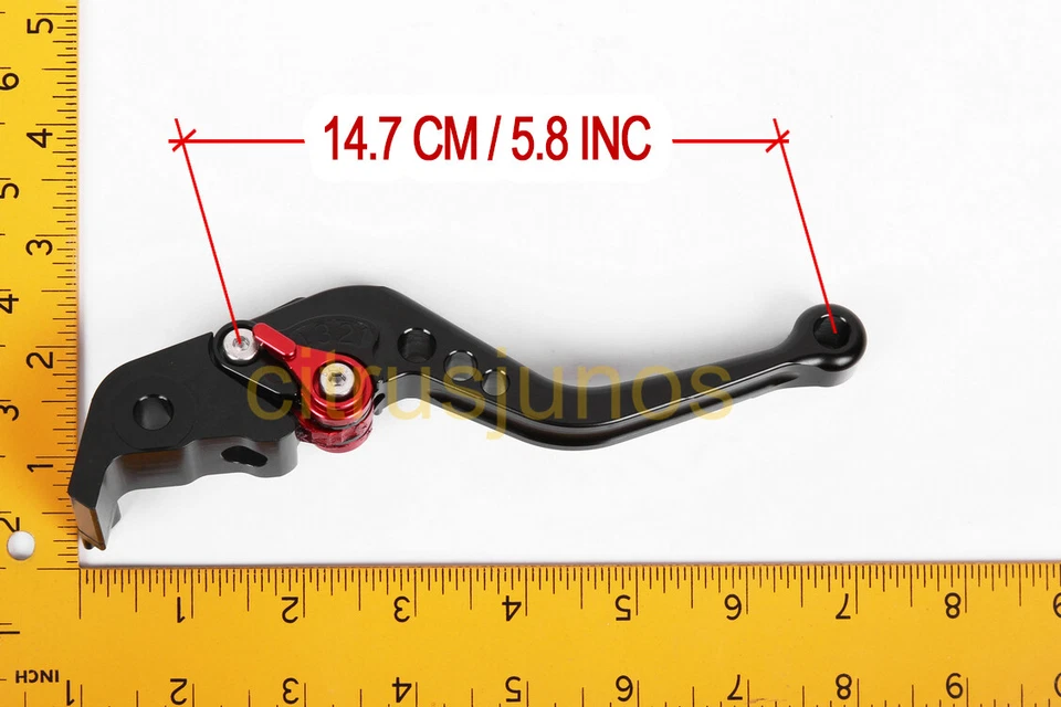 Fit Suzuki GS500/E/F 1989-2009 Bandit600 95-03 Short Clutch Brake Levers BLK US - Image 4 of 4