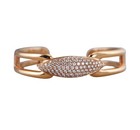 Antonio Papini Rose Gold 1.92ctw Diamond Cuff Bracelet