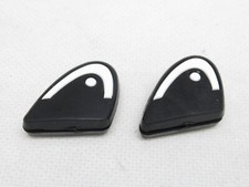 NOS TWO 2X HEAD "XTRA DAMP" VIBRATION DAMPENERS TENNIS RACQUETS BLACK/WHT