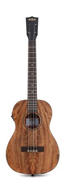 4-String Ukulele, Right, Natural, Baritone-EQ (KA-CM-BE)