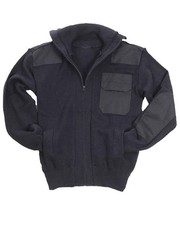 Strickjacke MILTEC&reg; dk.blau, Camping, Outdoor, Military -NEU-