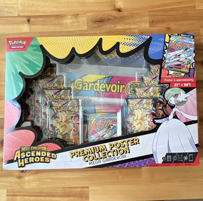 Pokémon Ascended Heroes Premium Poster Collection - Mega Gardevoir ex - IN HAND