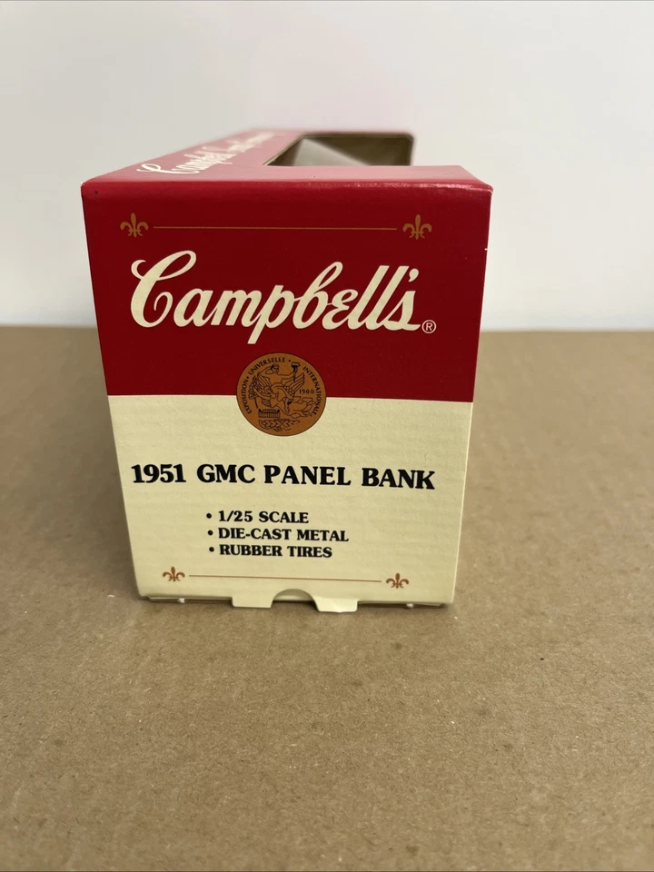 Vintage 1951 Campbell's Soup GMC Die-cast PANEL BANK Van/ Truck HAC13 - Image 4 of 4