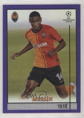2020 Merlin Collection Chrome UEFA Champions League Purple Refractor Tete 5ya