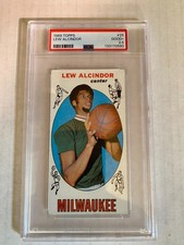 1969 Topps #25 Lew Alcindor RC PSA 2.5
