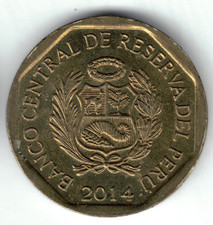 Peru - 2014L - 10 Céntimos - Without braille - #21258
