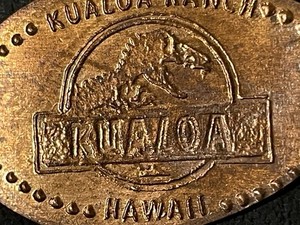 Kualoa Ranch Hawaii Zc Elongated Penny #070885