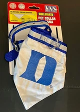 Pets First Collegiate Duke University Bandana Collar ~ Size Large