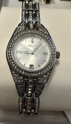 Relic Women\'s Silver White Analog Fossil Queen\'s Court Bracelet Luxury Watch Relic | Accessories | Relic Womens Silver White Analog  main image 4
