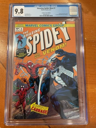 Amazing Spider-Man #1 CGC 9.8 Stadium Comics Edition Marcus To Variant Hulk 181