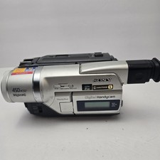 FOR PARTS Sony Handycam DCR-TRV120 NTSC Digital 8/Hi8 Camcorder Nightshot Tested