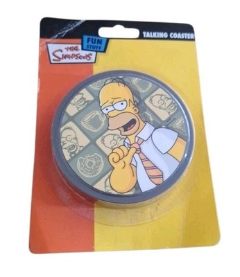 Die Simpsons sprechende Untersetzer von Fun Stuff Homer Kaffeebecher Untersetzer sprechend