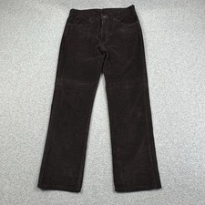 VTG 80'S 1985 Levis Corduroy Pants Mens 32x30 Brown White Tab Talon Zipper USA