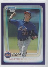 2011 Bowman Draft Chrome Prospects Retail Purple Refractor Matthew Budgell 0i0