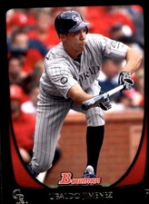 Ubaldo Jimenez 2011 Bowman #143 Rockies MLB READ FREE SHIPPING AutographDen