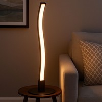 Tischlampe Tischleuchte Wohnzimmerlampe Nachttischleuchte Led Schwarz H 30 Cm