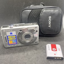 Sony Cyber-Shot DSC-W50 6.0 MP Digital Camera Silver Parts Repair/Access Error