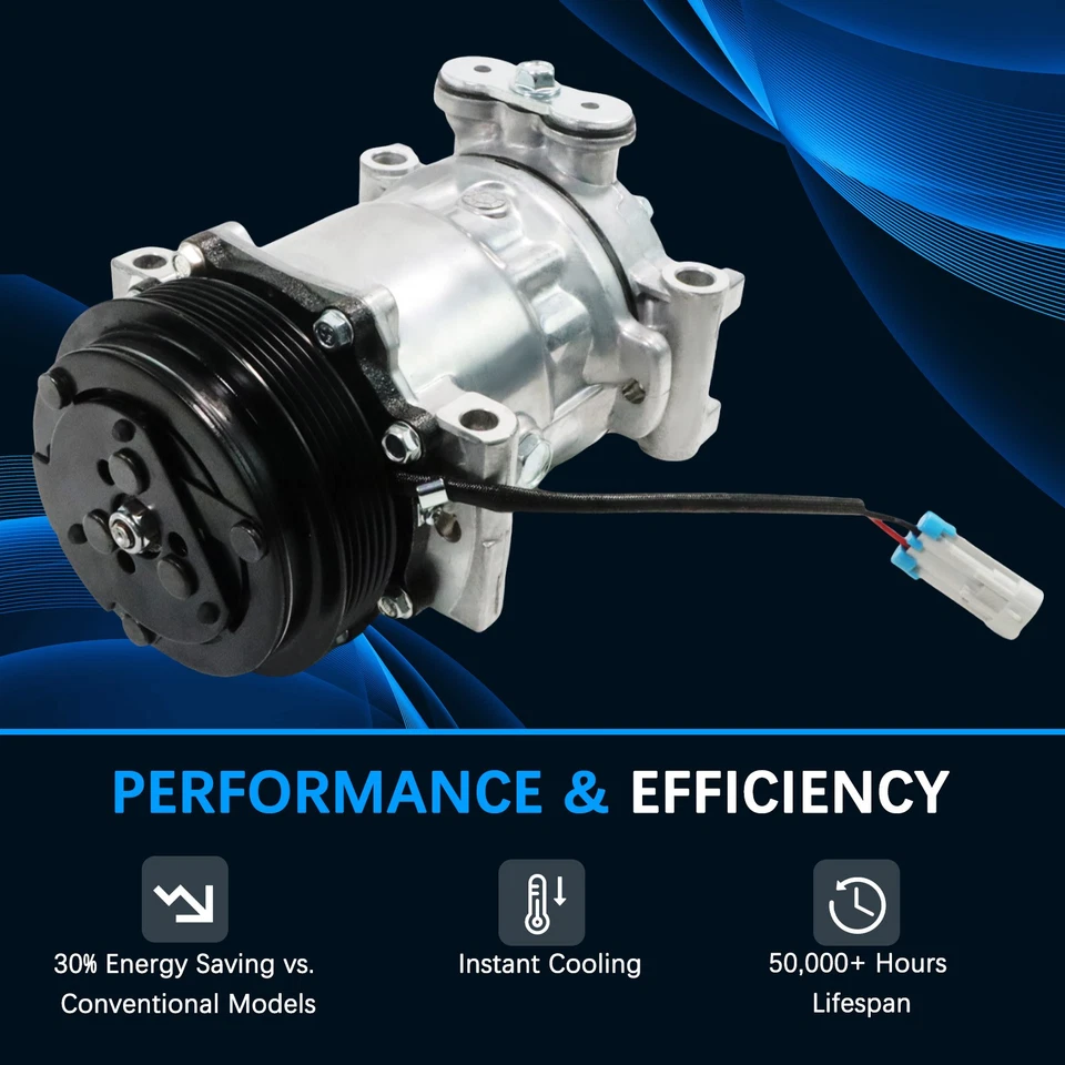 Compresor de aire acondicionado CO 4440C para Chevy K1500 3500 2500 P30 1996-1999 GMC C1500 2500 Foto 4 de 4