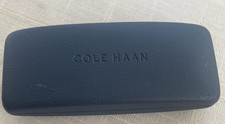 Cole Haan Matte Navy Blue Eye Glasses/ Sun Glasses Hard Case ONLY 
