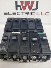  Lot Of 10 Murray MP115 15Amp 1 Pole Circuit Breaker Cutler-Hammer