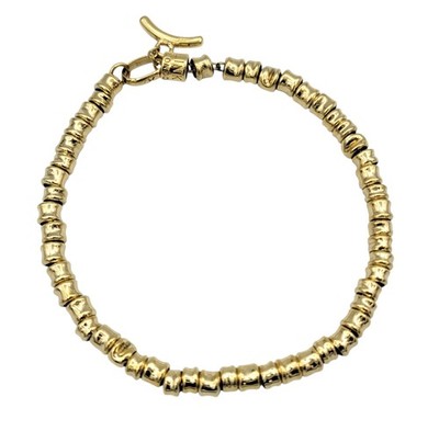 LINKS リンクスロンドンLONDON ビーズブレスレット Links of London Allsorts Tube Bead Bracelet in 18 Karat Yellow