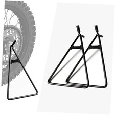 Dirt Bike Triangle Stand,2 Pack Universal Motorcycle Triangle Side Stand