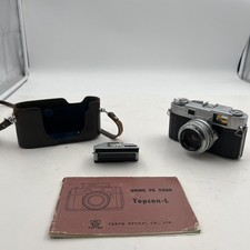 Topcon 35-L Topcor 4.4cm F2 Rangefinder Film Camera UNTESTED