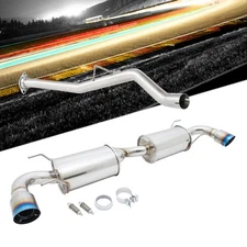 Megan RS Series CBS Exhaust System Burnt Ti-Tip For 04-08 Mazda RX8 13B-MSP SE3P