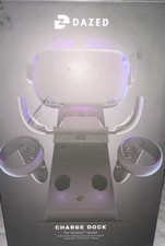 DAZED Charging Dock for Oculus Quest Headset & Controllers USB-C Black