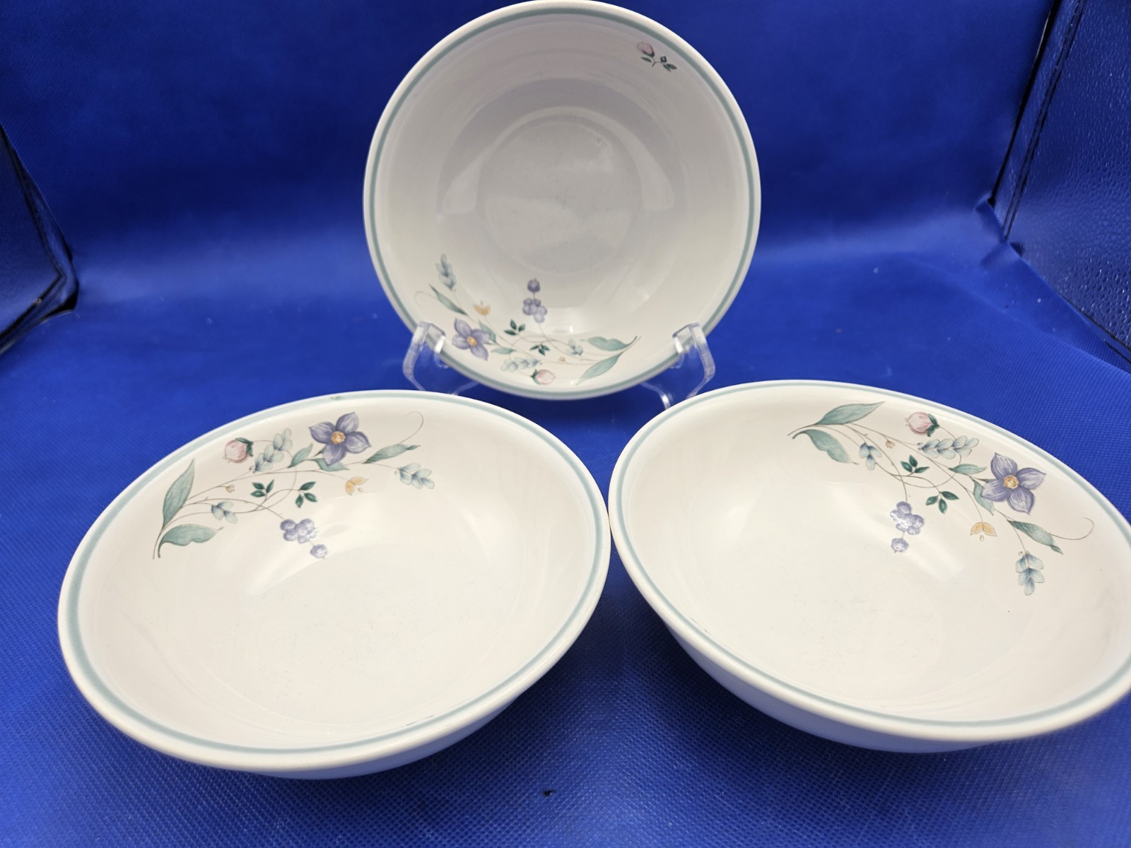 Pfaltzgraff April 3-Piece 5.75-Inch Cereal Bowl Set
