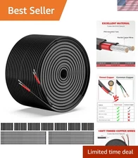 Durable 16 AWG Tinned Copper Electrical Wire, 100 Feet for Automotive & Marine