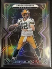 2022 Panini Obsidian Football Electric Etch Purple Aaron Rodgers #42