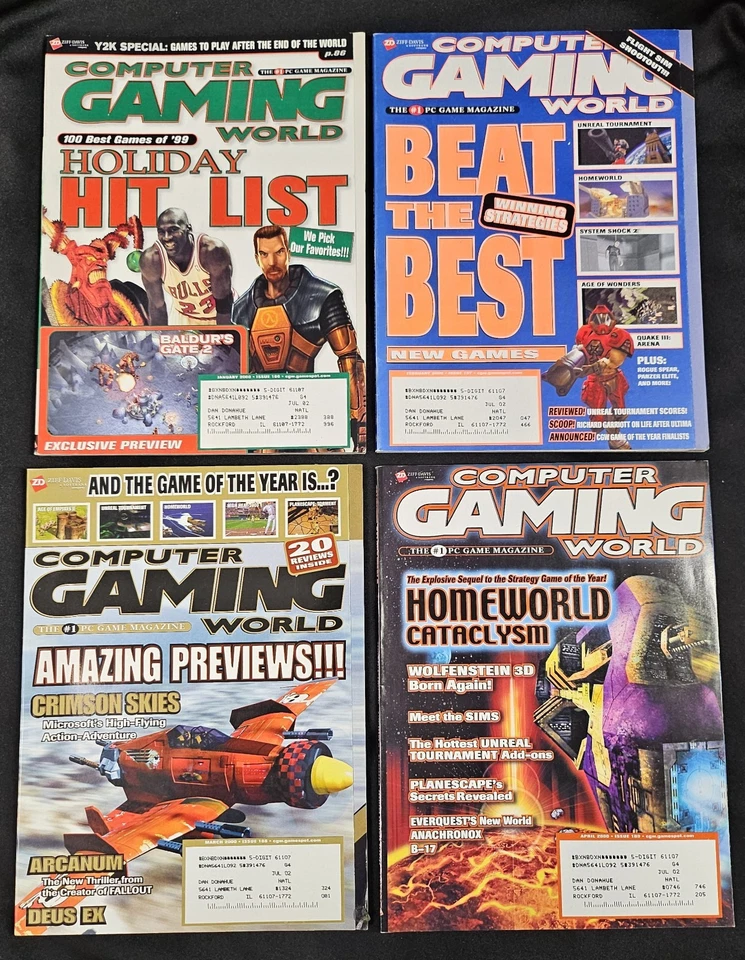Computer Gaming World Magazine Complete Year 2000 Issues 186-197 Y2K VTG PC News - Image 2 of 4