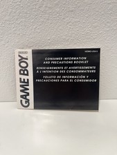 Game Boy Consumer Information  Precautions Booklet - Original Nintendo Manual