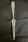 Vintage S. Kirk & Son Repousse Sterling Silver Letter Opener, 6 inches