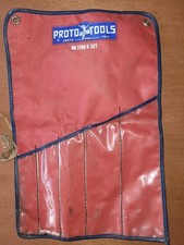 Proto Tools Usa No. 2405 Vintage Flying Lady Wrench Roll Pouch No. 1100 K Set