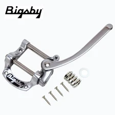 NEW Bigsby® B5 Tremolo Vibrato Tailpiece Polished Aluminum Flat Tops Kalamazoo