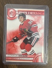 2023-24 SP AUTHENTIC #110 CONNOR BEDARD LIMITED RED RC FUTURE WATCH ROOKIE #110