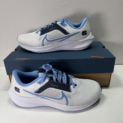 Nike Air Zoom Pegasus 40 (UNC) DZ5968-100 Mens 9 Running Shoes North Carolina