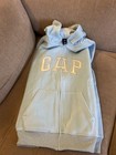New Gap Girl Fleece Zippered Hoodie in Color Light Blue, Size XXL (14-16). — photo 5