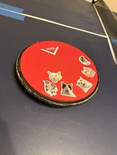 Vater 12-inch Red Single-Sided Percussion Drum Practice Pad