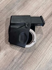 Safariland 573 Open Top Magazine and Handcuff Pouch STX Plain Black GLOCK 17/22