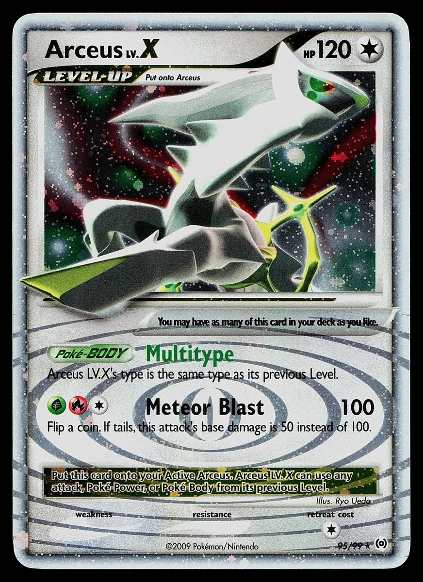arceus pokemon card ebay Arceus LV.X Pokémon TCG Cards for sale