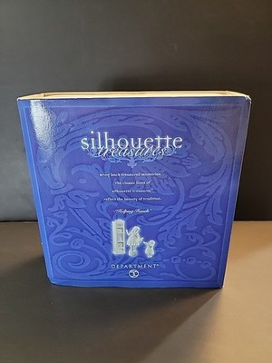 DEPT. 56 SILHOUETTE TREASURES ''HELPING HANDS'' White Porcelain Open Box 