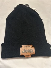 Jeep Open Road Beanie Hat With Logo Since 1941 New With Tags