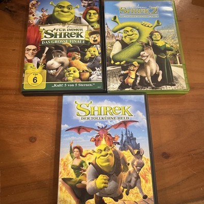 Shrek -  Shrek 1 Teil,2 Teil und Teil 4 ) DVD
